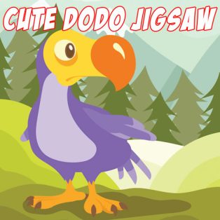 ملصق اللعبة Cute Dodo Jigsaw