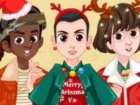 poster of Stranger Things Christmas Party game