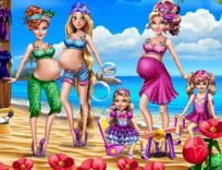 ملصق اللعبة Pregnant Moms Exotic Holiday