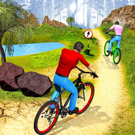 poster of Play Uphill Offroad Bicycle Rider Game Online 2024 game