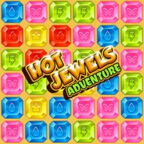 ملصق اللعبة Hot Jewels Adventure