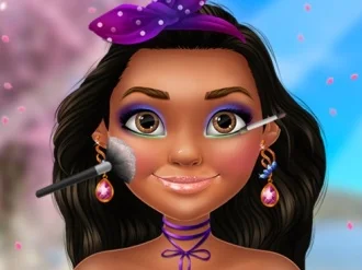 poster of Play Spring Perfect Makeup Game Online 2024 game