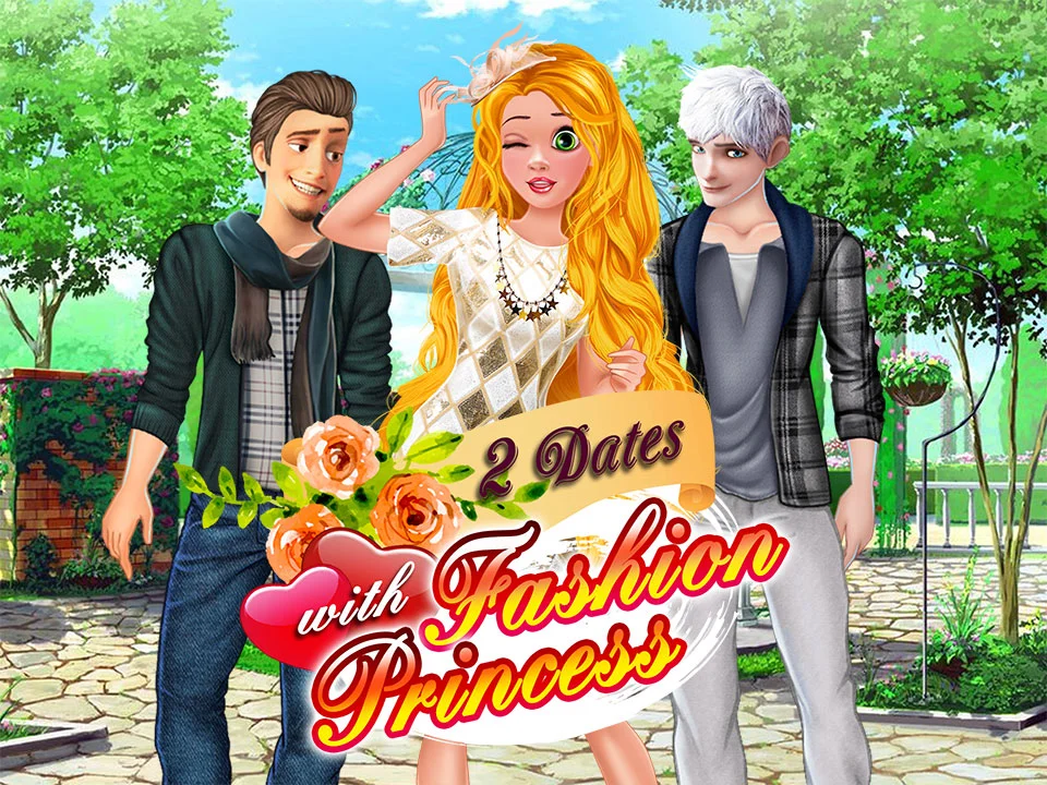 poster of Play 2 Dates with Fashion Princess Game Online 2024 game