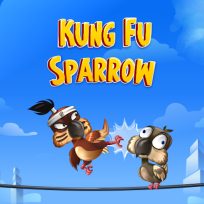 ملصق اللعبة Kung Fu Sparrow