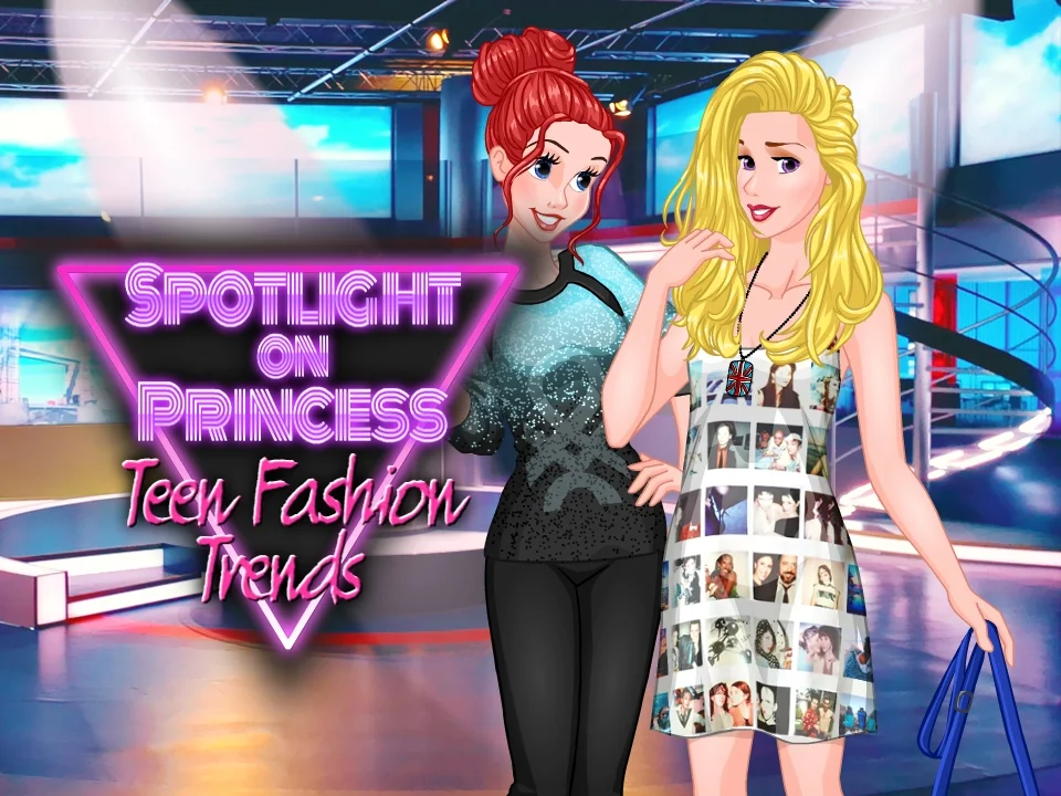 poster of Play Spotlight on Princess: Teen Fashion Tren Game Online 2024 game