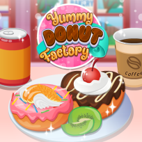 ملصق اللعبة Yummy Donut Factory