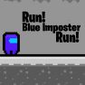 poster of Run Blue imposter Run game