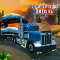 poster of 18 Wheeler Driving Sim game