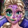 poster of Elsa Scary Halloween Makeup game