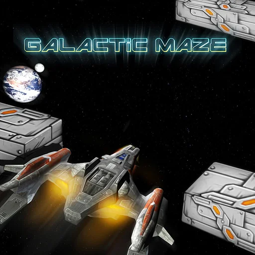 poster of Play The Galactic Maze Game Online 2024 game