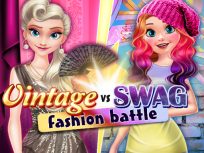 poster of Vintage vs Swag Fashion Battle game