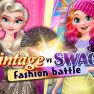 poster of Vintage vs Swag Fashion Battle game