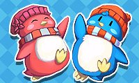 ملصق اللعبة Bubble Penguins