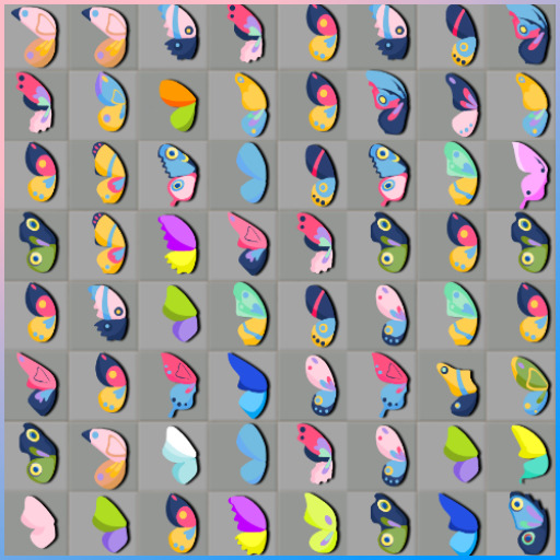 poster of Play Butterfly Kyodai Deluxe Game Online 2024 game