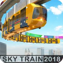 ملصق اللعبة Elevated Train Driving Simulator Sky Tram Driver