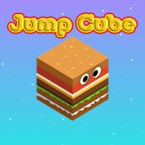 ملصق اللعبة Jump cube