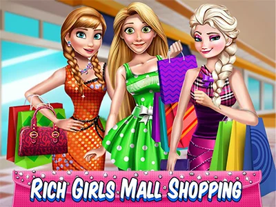 poster of Play Rich Girls Mall Shopping Game Online 2024 game
