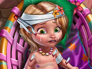 poster of Play Baby Goldie Injured Game Online 2024 game