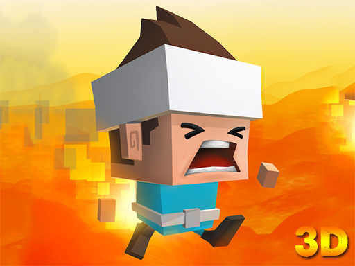 poster of Play The Floor is Lava 3D Game Online 2024 game