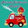 poster of Animal Firetrucks Match 3 game