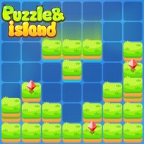 ملصق اللعبة Puzzle & island