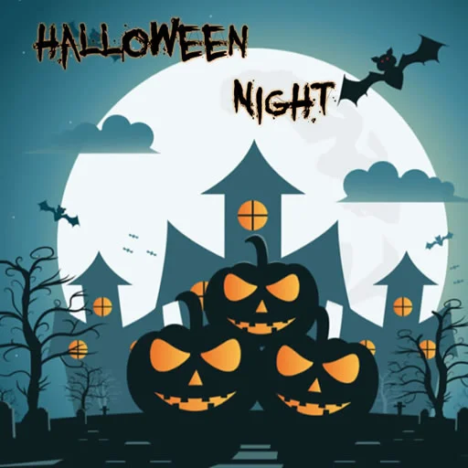 poster of Play Halloween Night Jigsaw Game Online 2024 game