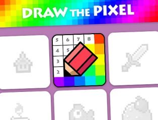 ملصق اللعبة Draw the Pixel