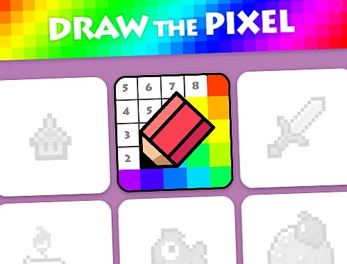 poster of Play Draw the Pixel Game Online 2024 game