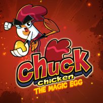 ملصق اللعبة Chuck Chicken Magic Egg