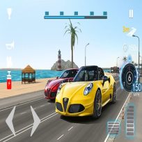 ملصق اللعبة city car racing game