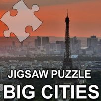 ملصق اللعبة Jigsaw Puzzle Big Cities