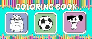 ملصق اللعبة Coloring Book for kids Education