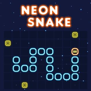 poster of Neon Snake Game game