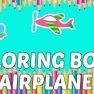 poster of Coloring Book Airplane kids Education game