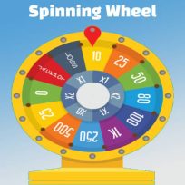 ملصق اللعبة Spinning wheel