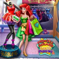 ملصق اللعبة Princess Mermaid Realife Shopping