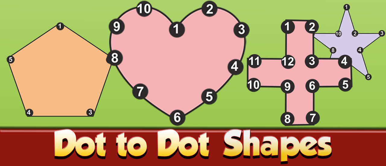poster of Play Dot to Dot Shapes Kids Education Game Online 2024 game