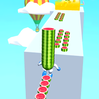 poster of Watermelon Run 3D game