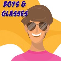 ملصق اللعبة Boys With Glasses Jigsaw