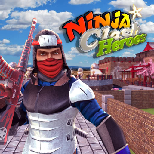 poster of Play Ninja Clash Heroes Game Online 2024 game