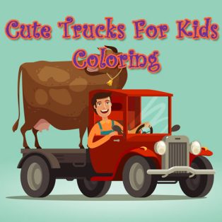 poster of Cute Trucks For Kids Coloring game