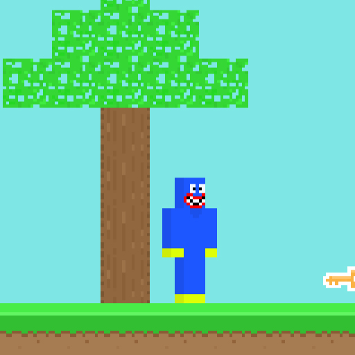 poster of Play Noob Huggy Game Online 2024 game