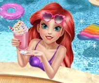poster of Mermaid Princess Pool Time game