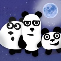 poster of 3 Pandas 2. Night game