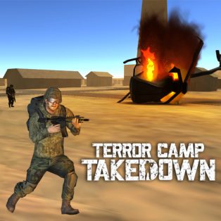 ملصق اللعبة Terror Camp Takedown