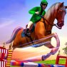 poster of Horse Show Jump Simulator 3D game