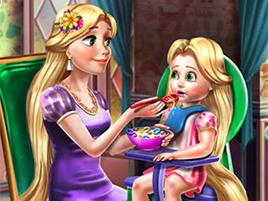 poster of Play Goldie Princess Toddler Feed Game Online 2024 game