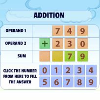 poster of Addition Practice game