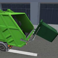 ملصق اللعبة Garbage Sanitation Truck