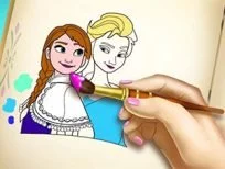 poster of Ice Kingdom Coloring Book game